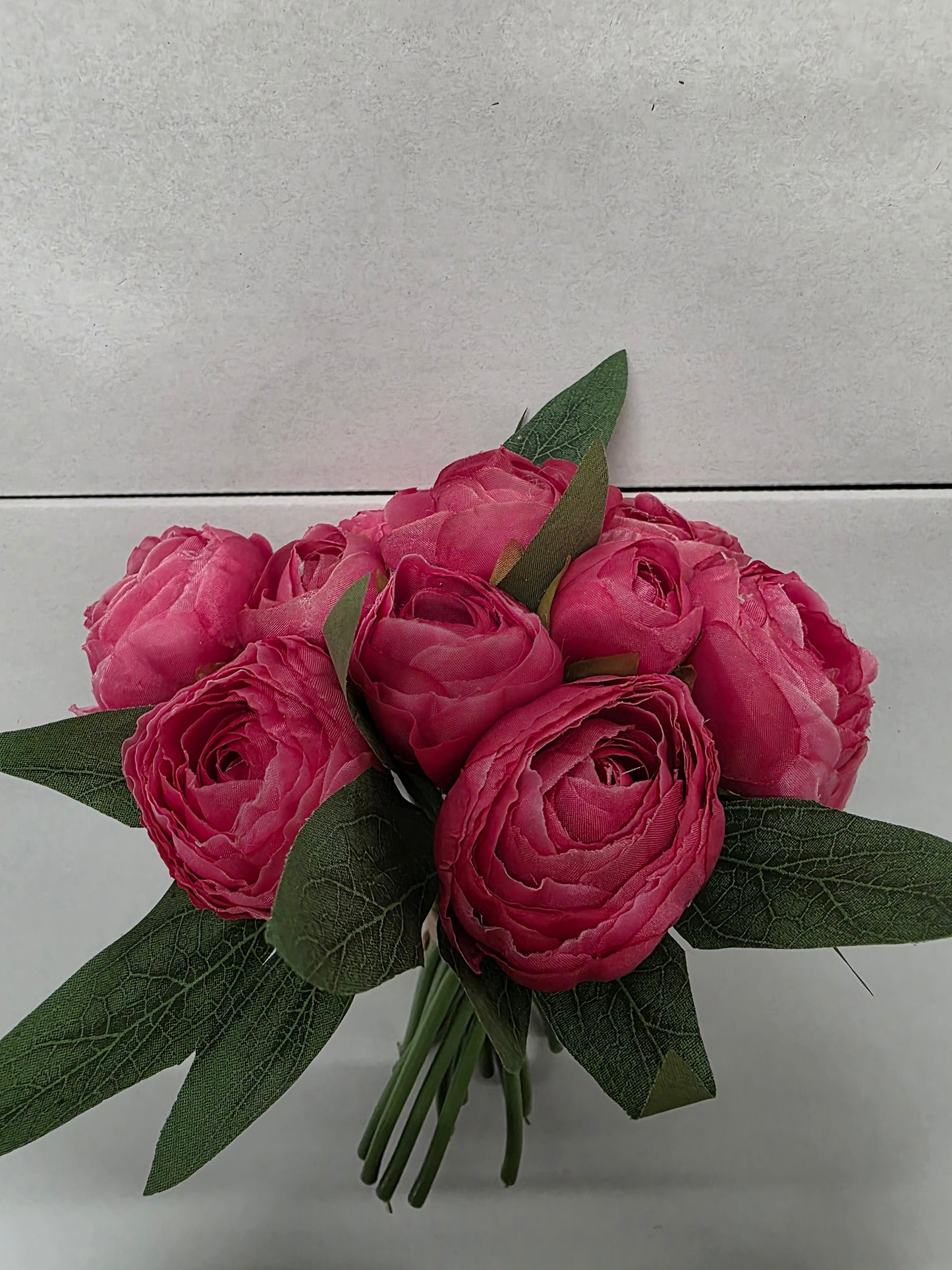 Artificial Ranunculus Bunch Pink 25cm