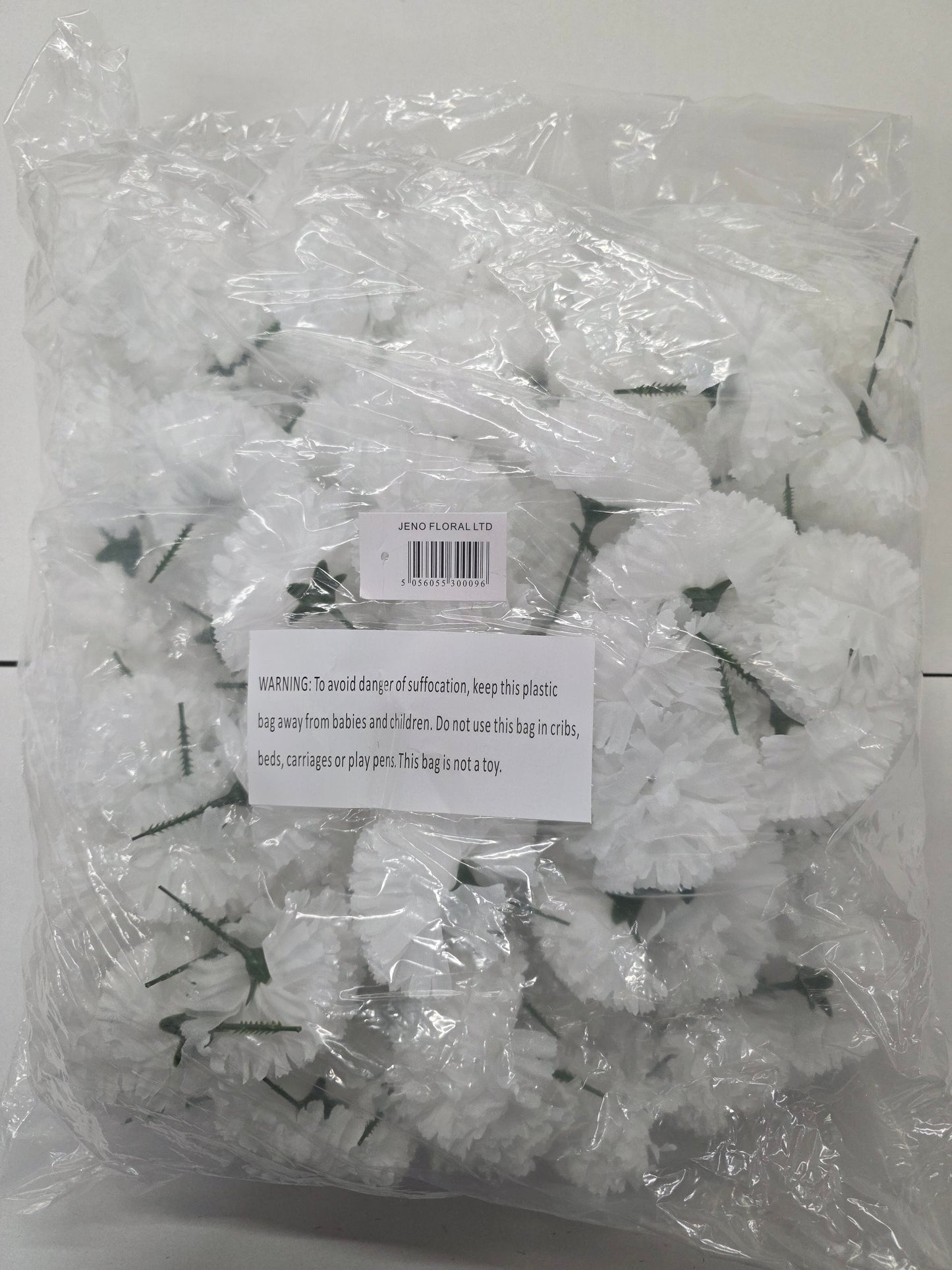 Artificial Carnation Pick White X144