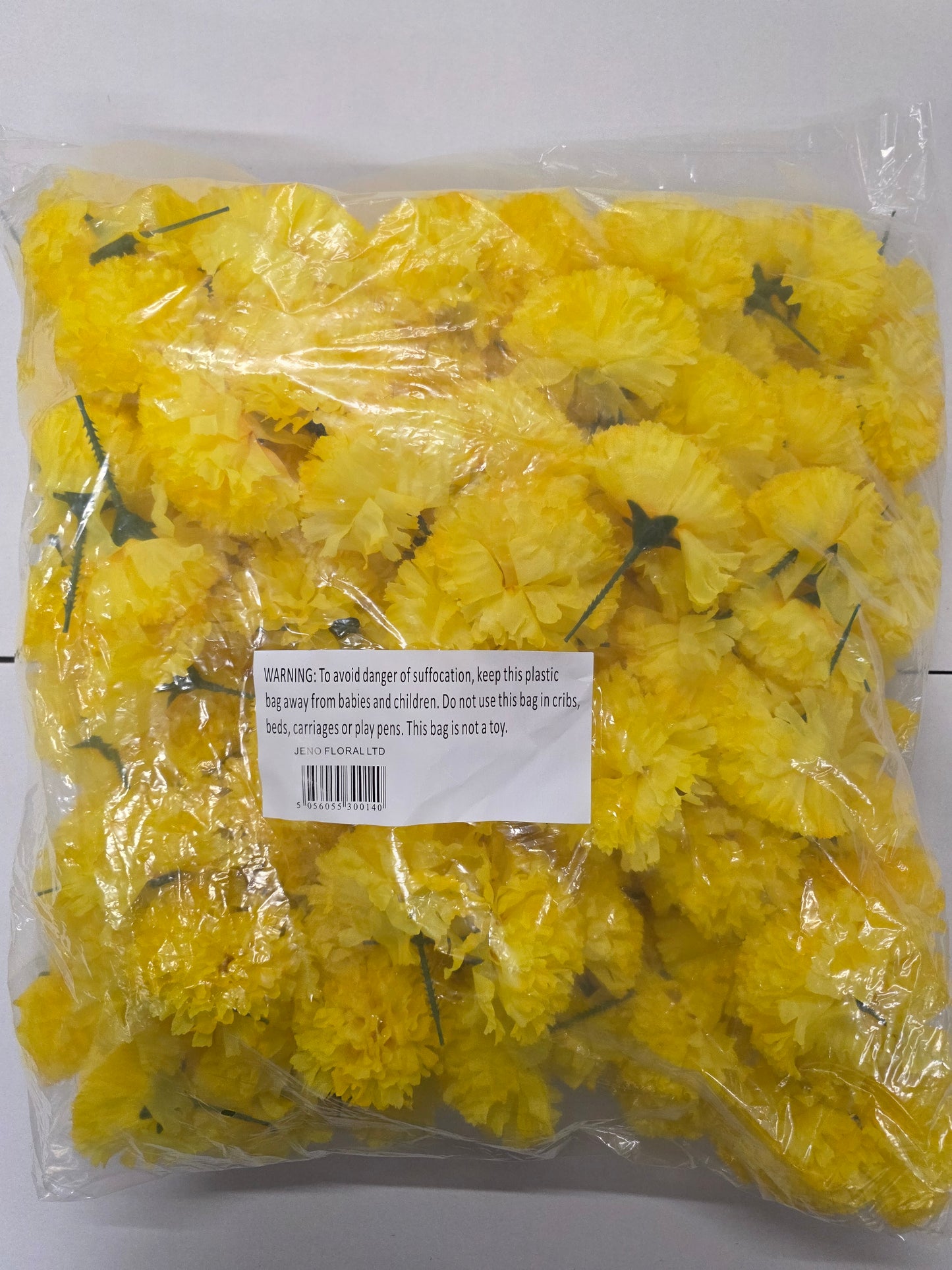 Artificial Carnation Pick Yellow X144