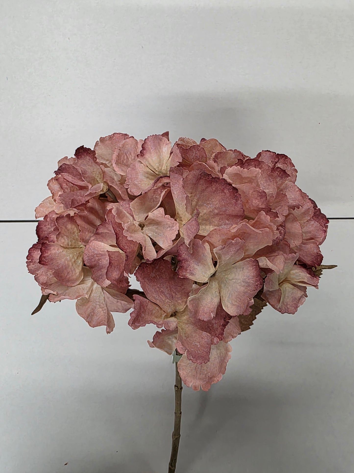 Artificial Hydrangea Stem 80cm Pink