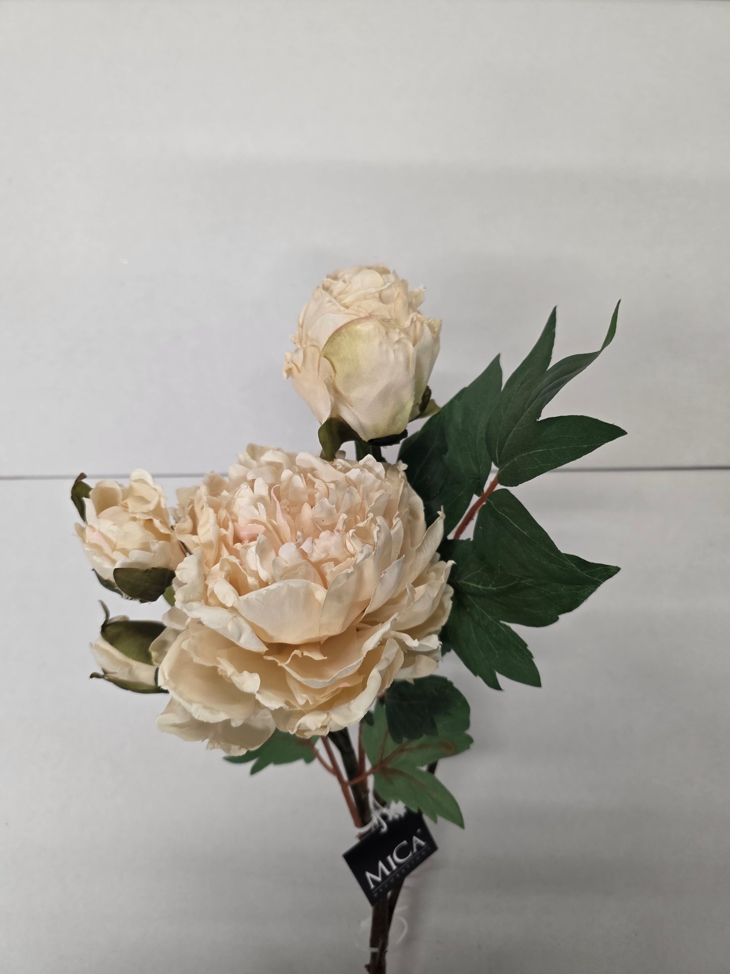Artificial Peony Cream 65cm