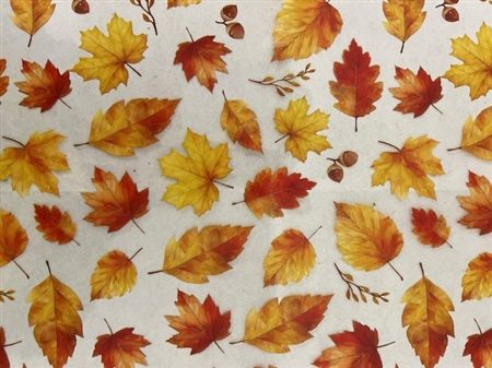Autumn Leaf Cello Roll 80cm X 80m