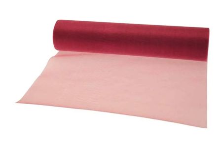 Organza Roll Burgundy