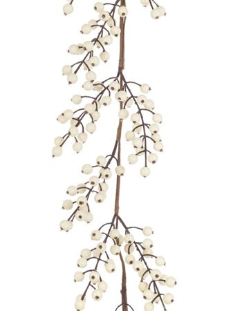 Garland Winter Berry Garland White 152cm