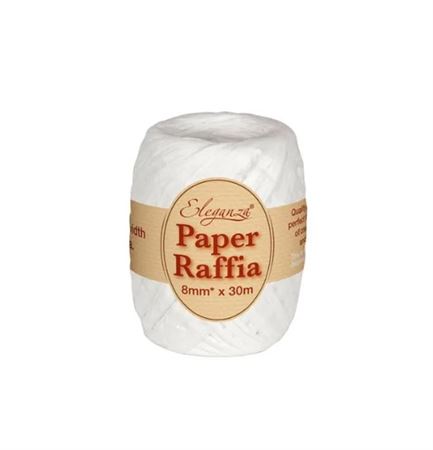 Paper Raffia White