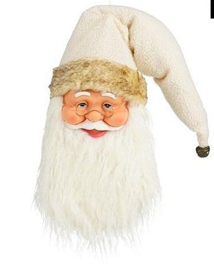 Santa Head Hanging Cream