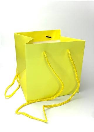 Multipurpose/Bouquet Bag Yellow 17cm