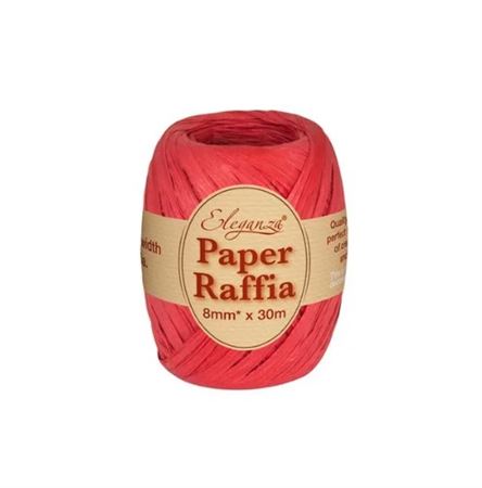 Paper Raffia Red (pack of 4)
