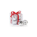 Jingle Bells Silver 8 Pieces 4cm (PACK OF 2)