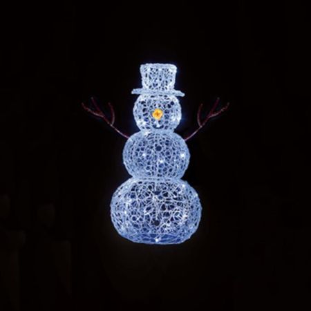 L E D Snowman Soft Acrylic 90cm