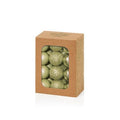 Bauble Multi Finish Sagegreen 30mm X24