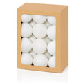 Bauble Multi Finish White 30mm X24