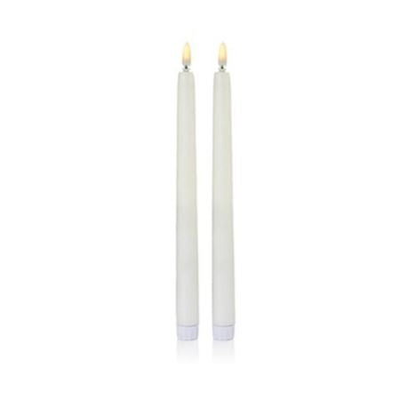 Candle Flickering X2 Ivory 27cm