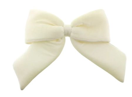 Bow Velvet Cream 48cm