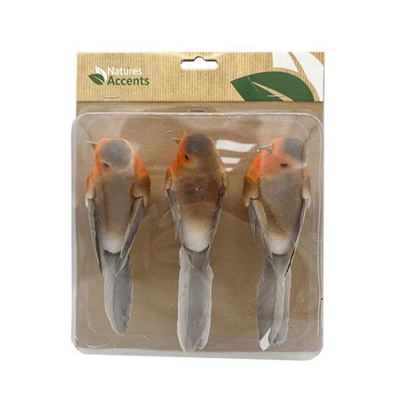 Birds On Clip 14cm