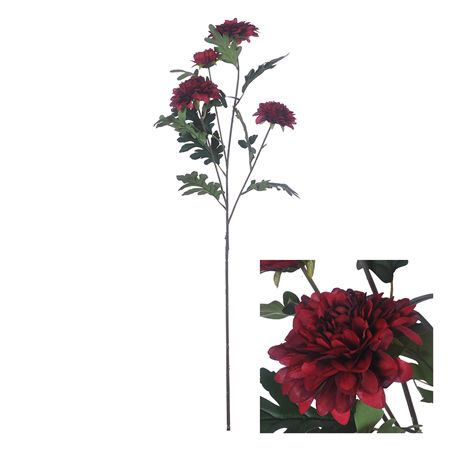 Chrysanthemum Burgundy 83cm