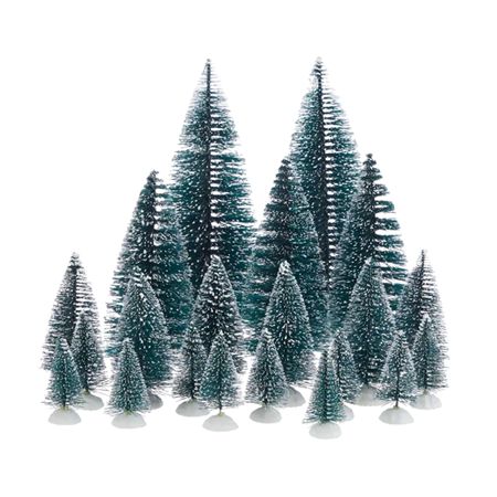 Bristle Trees 21 In Bag Mixed Sizes