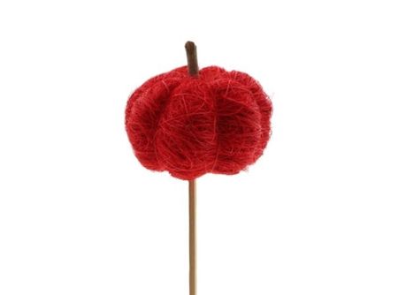 Pick Sisal 6cm Pumpkin 50cm Red (Pack of 25 pieces)