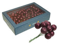 Wired Glitter Balls Wine 20mm X18 Bunches