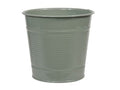 Metal Pot Shiny Eucalyptus 13x12cm  (PACK OF 3)