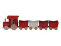 Wooden Train With Pots Red 35cm