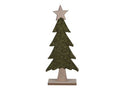 Felt Standing Tree Green 40x17cm