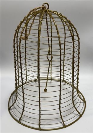 Metal Hanging Bell Gold 24x28cm