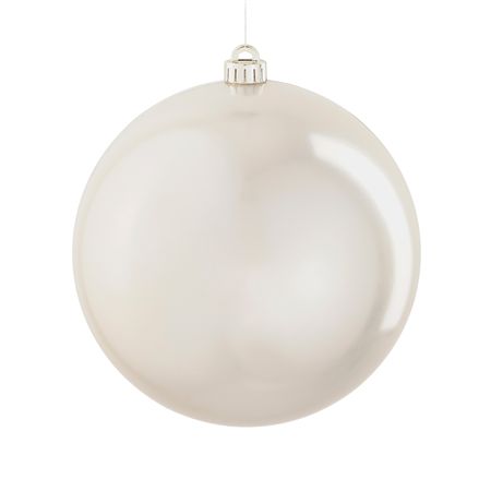 Bauble Unbreakable 20cm Pearl Cream X1
