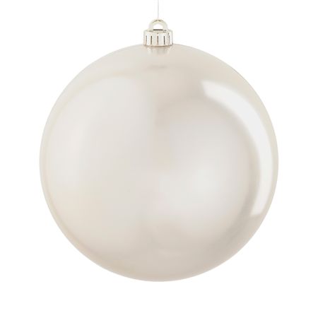 Bauble Unbreakable 25cm Pearl Cream X1