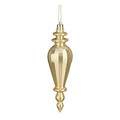 Hanging Finial Gold Pearl 16 X 5cm