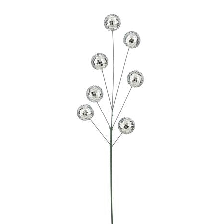 Branch Mirror Balls Silver 60cm