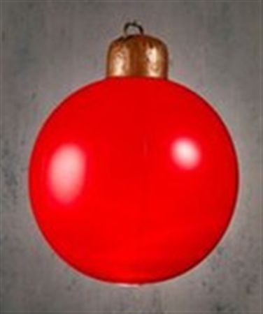 L E D Inflatable Bauble 60cm Red
