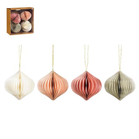 Hanging Onion Mixed Pastels 8cm X4