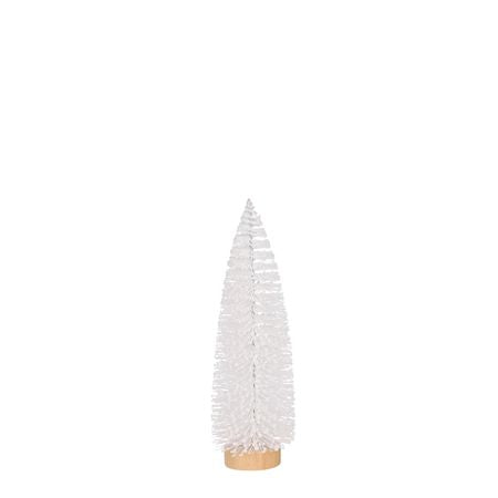 Tree Bristle White 25x8cm