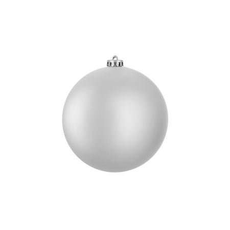 Bauble Unbreakable 15cm Shiny Matt Silv X1  (PACK OF 2)
