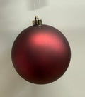 Bauble Unbreakable 15cm Shiny D.red X1