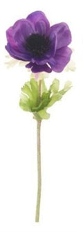 Artificial Alfresco Anemone Purple (PACK OF 4)