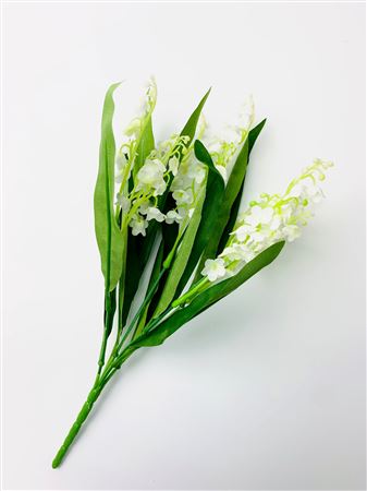 Artificial Lily Of The Valley White Green (PACK OF 2)