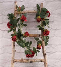 Artificial Garland Rose Red 175cm