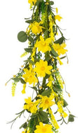 Artificial Garland Crown Daisy Foilage 180cm