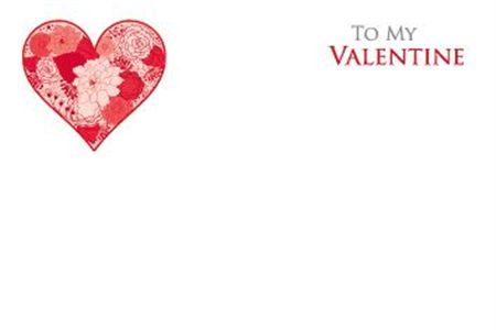 Small Card To My Valentine (3 pack of 50 cards each)