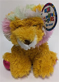 Soft Toy Colourful Plush Lion 28cm