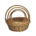 Basket Willow Set Round