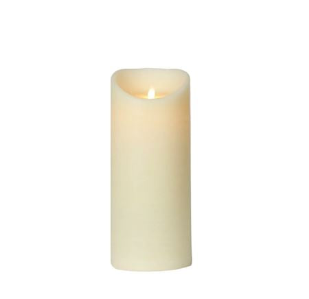 Moving Flame Led Candle 12.5 X 30cm