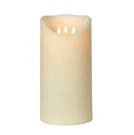 Moving Flame Led Candle 15 X 30cm
