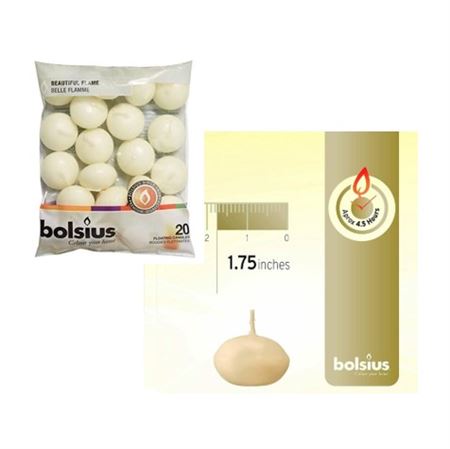 Candles Floating Ivory Small