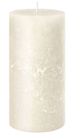 Rustic Safe Candle 110x60mm White (PACK OF 2)