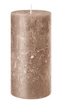 Rustic Safe Candle 110x60mm Stone (PACK OF 2)
