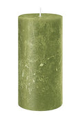 Rustic Safe Candle 110x60mm Olive (PACK OF 2)