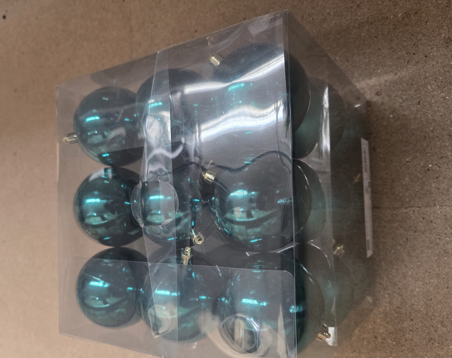 Bauble Unbreakable 8cm Petrol X27